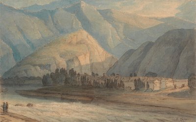 The Grange at the Head of Keswick Lake by Francis Towne